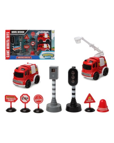 Brandbil Traffic City 112840 (9 pcs)