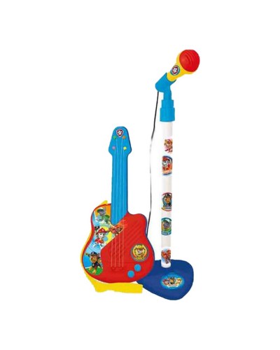 Guitare Pat' Patrouille Enfant avec Micro - Jeu Musical Éducatif
