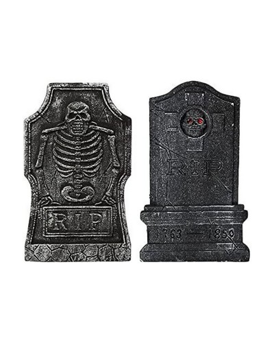Black Granite Gravestone 50x30 cm - Customizable Funeral Monument
