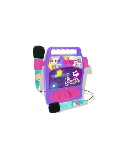 Enceinte avec Microphone Karaoké Barbie