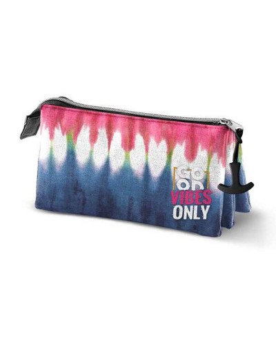 Organizador Triple Karactermania Eco: Good Vibes Only Tie Dye Denim (23x11x10cm)
