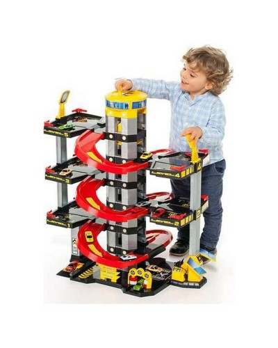 Moltó Parkhaus Mehrstöckig Garage für Kinder - 78x65 cm - Spaß Garantiert!
