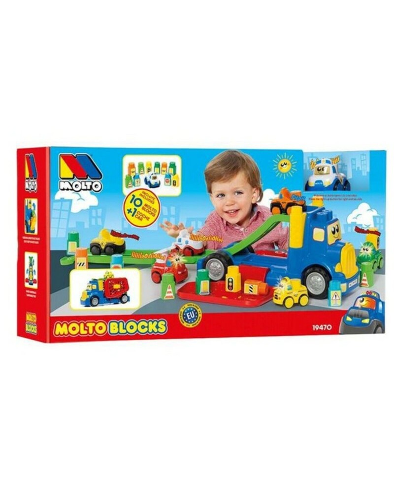 Lorry with Building Blocks Moltó 19470 (82 cm) (10 pcs)