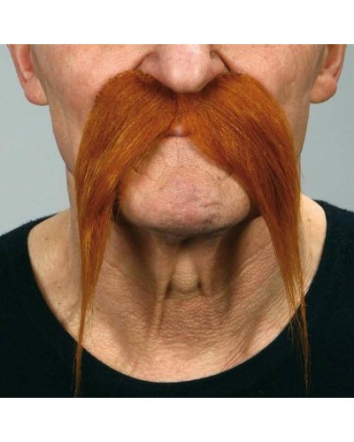 Mi Otro Yo Bigotes Naranja - Falsos, Adhesivos, Disfraces
