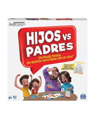 Sällskapsspel Spin Master Hijos vs Padres 206 Delar 26,99 x 26,99 x 5,4 cm