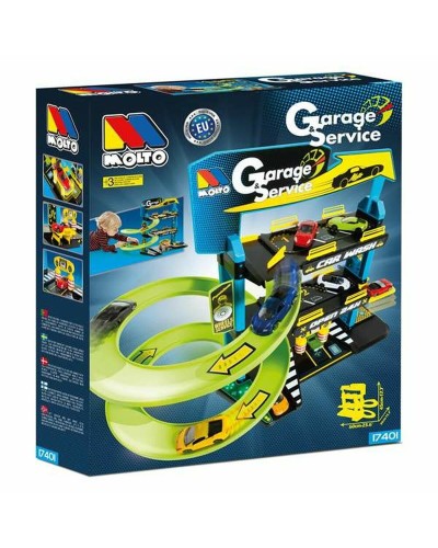 Moltó Parcheggio Multipiano 3 Livelli - Garage Giocattolo 60x45x34 cm
