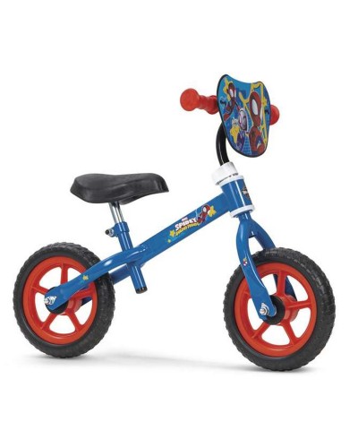 Vélo Enfant Spidey 10" Bleu - Sans Pédales, Premiers Pas
