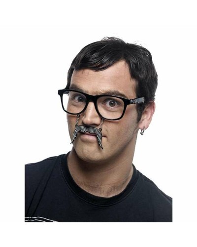My Other Me Brille Schnurrbart - Lustig für Partys & Verkleidungen
