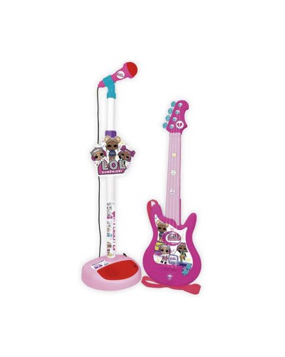 Guitarra Infantil LOL Surprise! Rosa con Micrófono - Juego Musical

