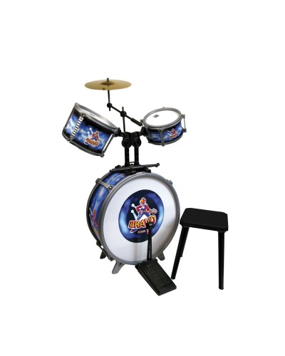 Reig Bravo Batterie Musicale pour Enfants - Jouet en Plastique
