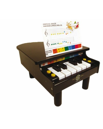 Reig Spielzeug Klavier Braun - 30cm - Realistische Klänge - Kinder
