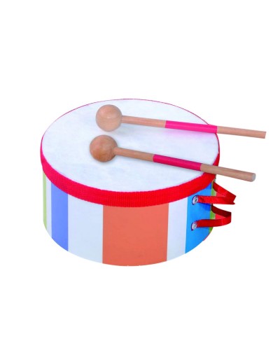 Reig Tamburo Giocattolo Musicale Bimbi Ø15cm Legno e Plastica - Divertimento Assicurato!
