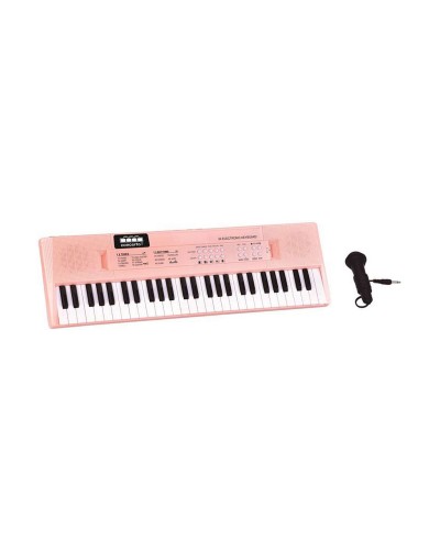 Reig Piano Educativo Rosa con Micrófono - Juguete Aprendizaje Música
