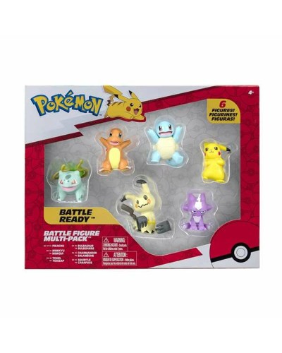 Pokémon Battle Ready : Lot de 3 Figurines d'Action 5cm - Collectionnez-les !
