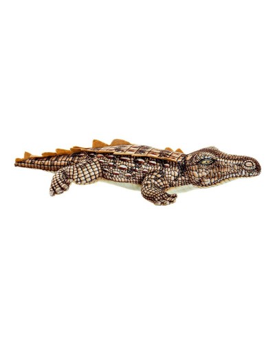 DKD Home Decor Peluche Crocodile Marron - Doux 46cm - Jeu & Décoration

