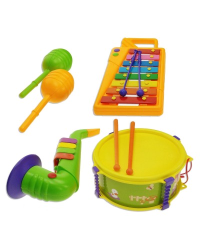 Reig Natura Music - 9-teiliges Percussion Set - Musikalisches Lernspielzeug
