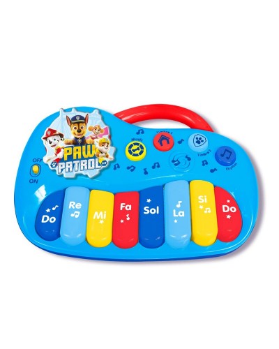 Paw Patrol: Piano Eléctrico de Juguete - 3 Instrumentos Musicales para Niños
