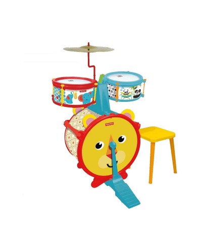 Fisher Price Batterie Musicale Animaux - Jeu Éducatif Premiers Sons et Rythme
