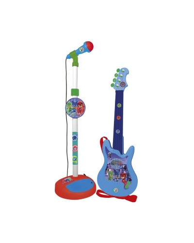 Kindergitaar PJ Masks   Microfoon Blauw