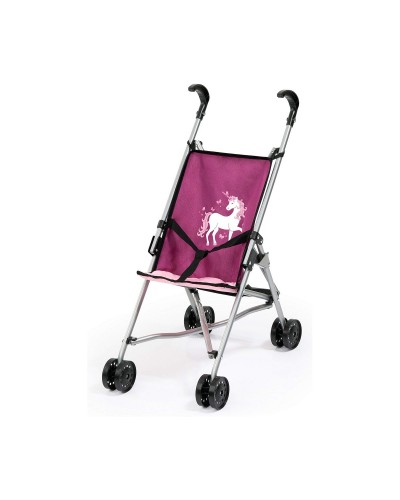 Reig Dolls Pram Purple Umbrellas Unicorn - Toy Stroller
