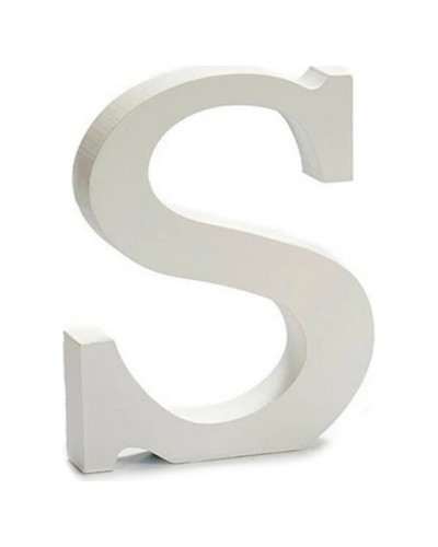 Lettre S en Bois Décorative - Alphabet en Bois pour Mur/Table - S en Bois
