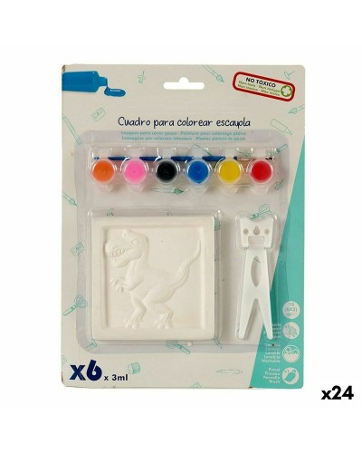 Verf en Kleuren Spel Schilderij (2 x 29 x 22 cm) (24 Stuks)