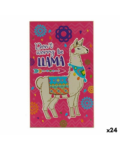 Maalaus Puu Laama (1 x 40 x 24 cm)