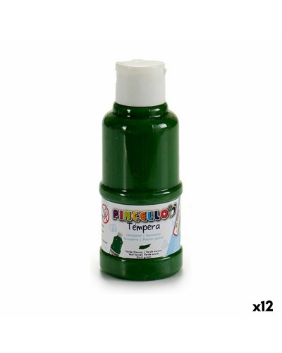 Tempera 120 ml Donkergroen (12 Stuks)