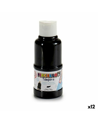 Témperas Acrílicas Negras Liquitex Basics, Paquete de 12 Botellas de 120 ml
