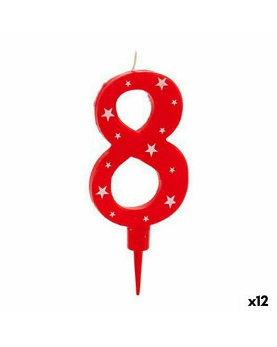 Kynttilä Syntymäpäivä Numerot 8 (12 osaa)