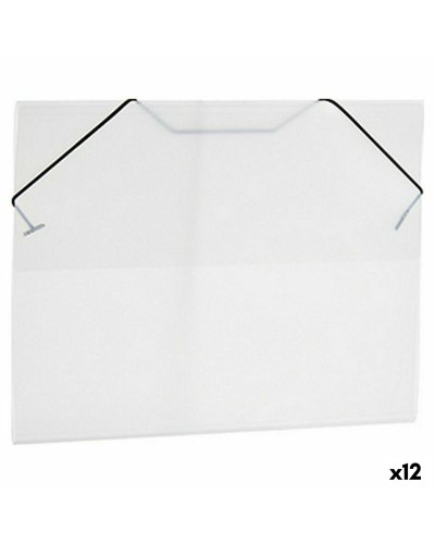 Chemise Noire Transparente A4 pour Documents | Organisation et Archivage (12 Unités)
