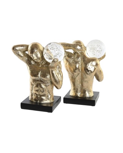 Sujetalibros DKD Home Decor Hombre Moderno en Resina, 31x10x19,3 cm
