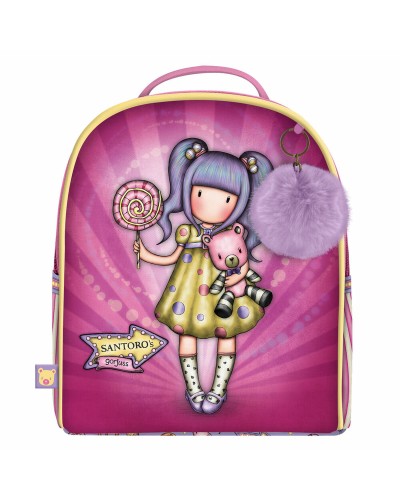 Mochila Escolar Lila Gorjuss First Prize - 20x22x10cm
