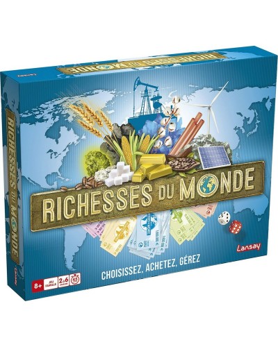 Lansay Riches of the World: Gioco da Tavolo di Strategia e Avventura FR
