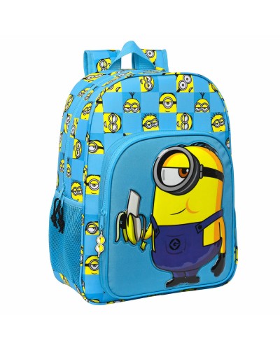 Sac à dos Minions Minionstatic Bleu | 33 x 42 x 14 cm | Sac à dos Scolaire
