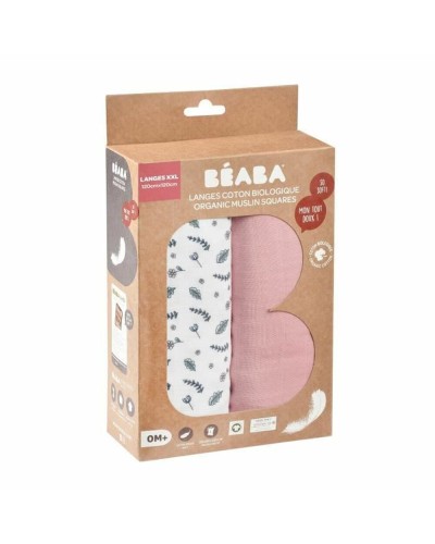 Béaba Musselin Groß 120x120 cm - Multifunktionale Babydecke
