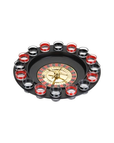 Juomapeli Casino Roulette ‎90267 18 pcs Lasi