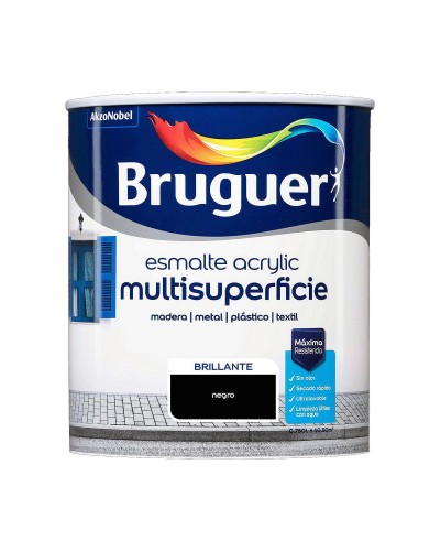 Akryylimaali Bruguer Musta (750 ml)