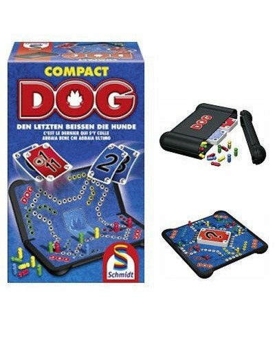 Schmidt Spiele Dog Compact: Taschen-Brettspiel, Strategie und Spaß
