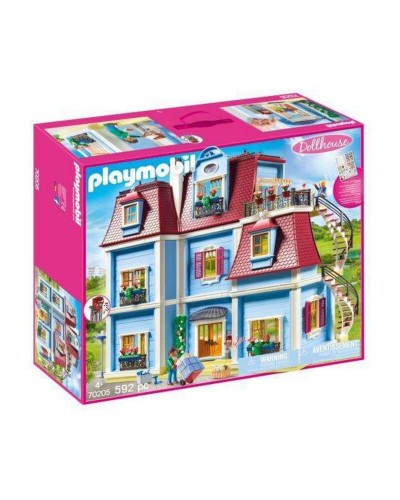 Playmobil Dollhouse 70205 : Maison Traditionnelle 2020 (592 pièces) - Maison de Poupées
