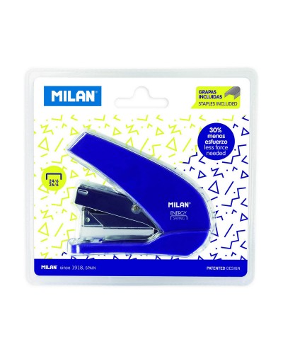 Agrafeuse Milan Azzurra, Standard, Rechargeable
