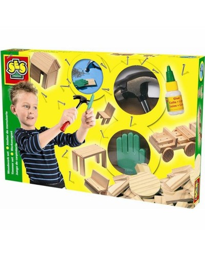 Playset SES Creative Joinery Workshop 57 Onderdelen