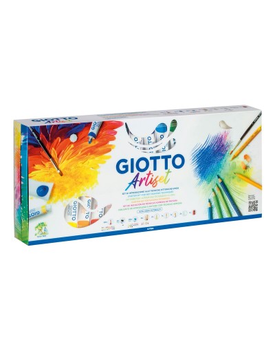 Giotto Artiset Set de Dibujo 65 Piezas Multicolor - Kit Creativo Completo

