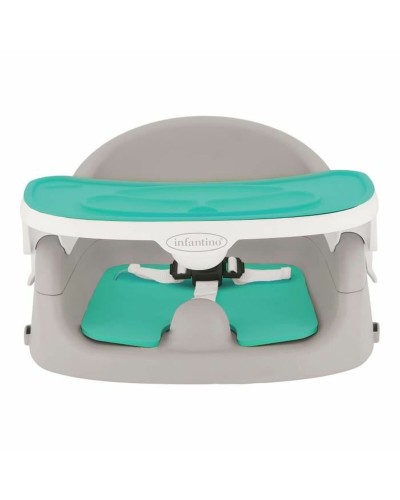 Infantino Grow With Me - Hamaca Vibradora y Balancín para Bebé, Gris
