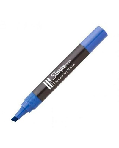 Permanente markeerstift Sharpie W10 Blauw 12 Onderdelen