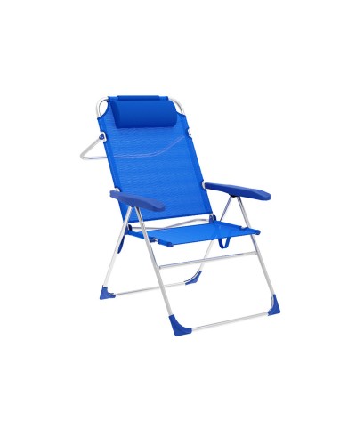 Sedia Pieghevole Marbueno | Blu Azzurro | Struttura Robusta | Misure: 67 x 99 x 66 cm