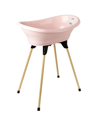 ThermoBaby Baignoire Rose Ergonomique pour Bébés et Enfants
