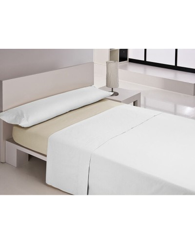 Spannbettlaken Happy Home, Beige, Anderthalbgröße (120x200+30 cm)
