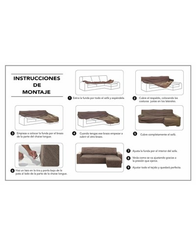OLIMPO Brown Sofa Cover | Soft and Comfortable Protection for Sofas | Hosteline
