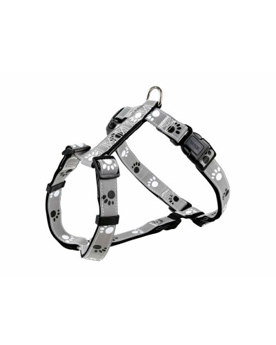 Hundsele Trixie Silver Reflect Svart Grå S/M